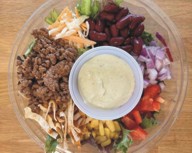 assiette de brochette